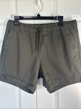 ASOS Olive Green Drawstring Shorts